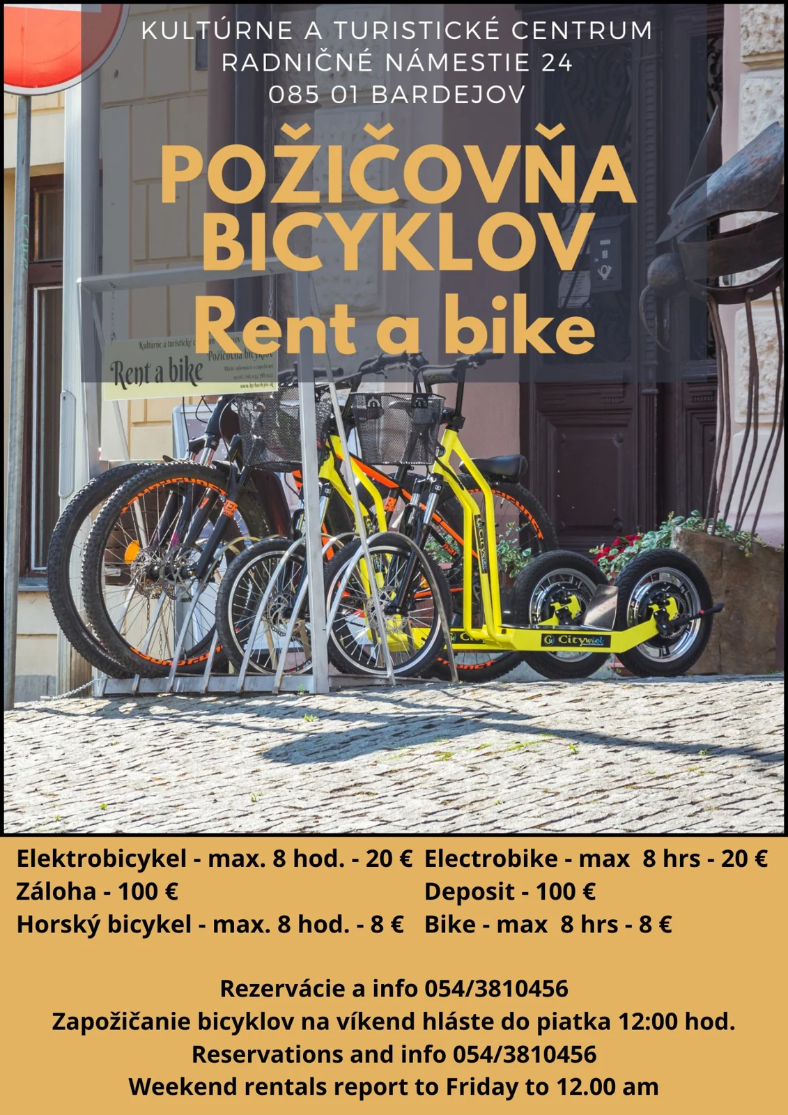 Bardejov na dvoch kolesách