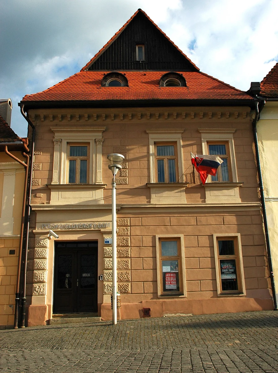 Fasáda Poľsko-slovenského domu, sídlo KTC Bardejov